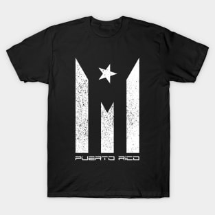 Puerto Rico Flag Distress Flag Boricua T-Shirt